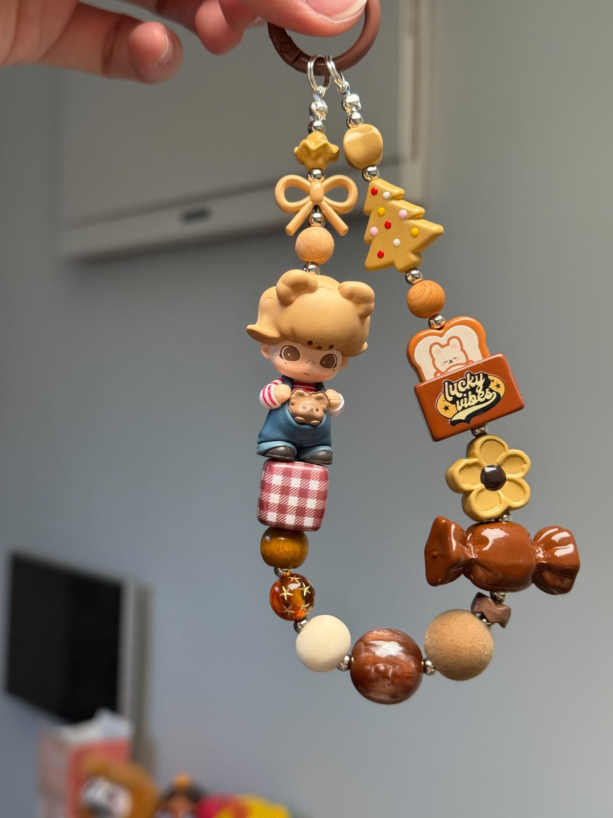DIMOO Bear Charm Telefoonkoord Sleutelhang