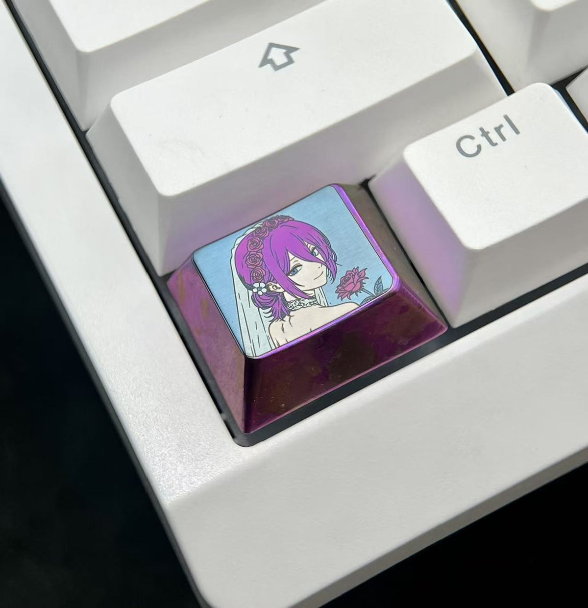 Titanium Alloy Anime Keycap 1.25U