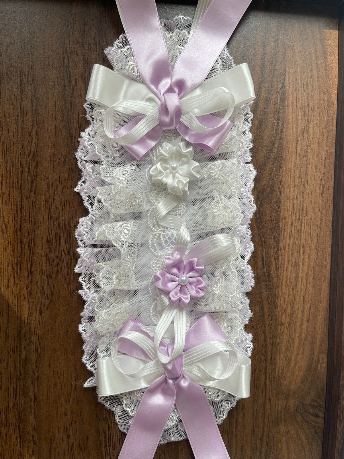 Lolita Lace Headband with Satin Bows