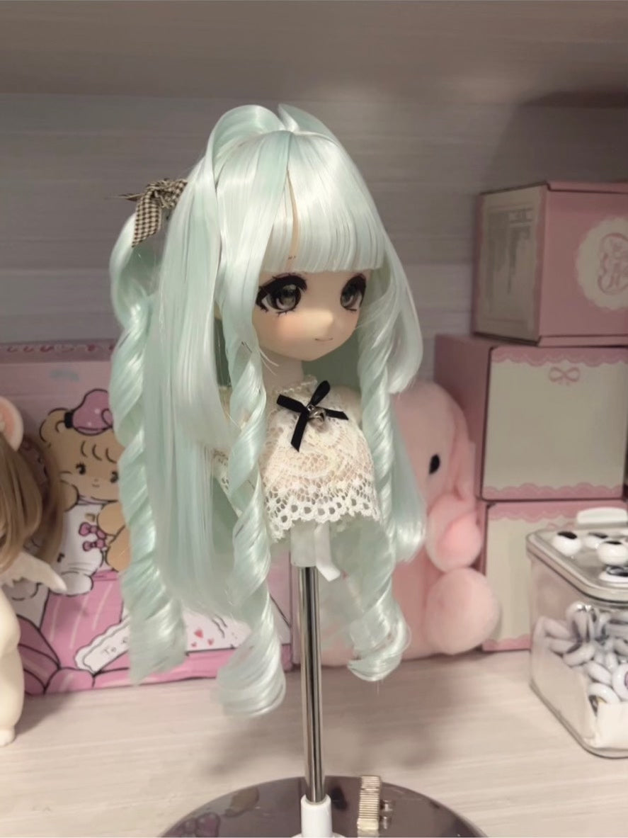 Mint Green Twin Tail Doll Wig