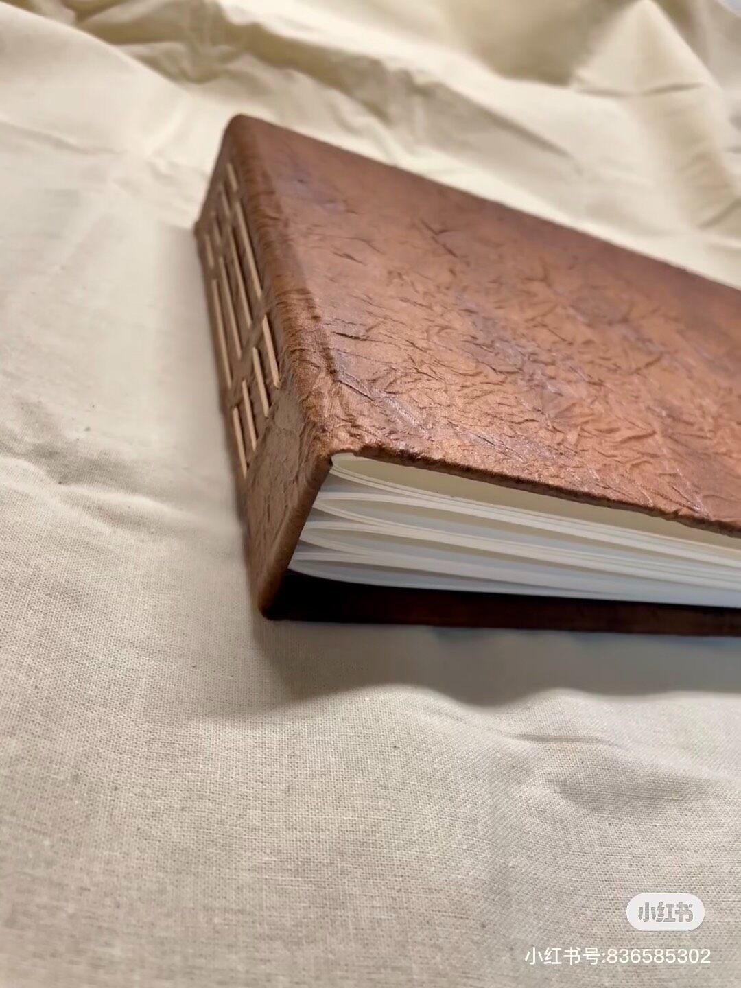 Faux Leather Handcrafted Watercolor Sketchbook