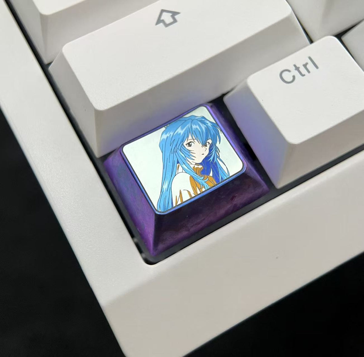 EVA Rei Ayanami 1.25u Titanium Alloy Keycap