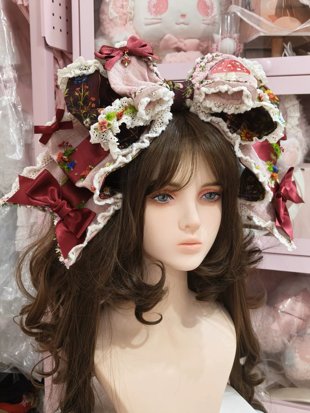 Handmade Mushroom Forest Lolita Headband