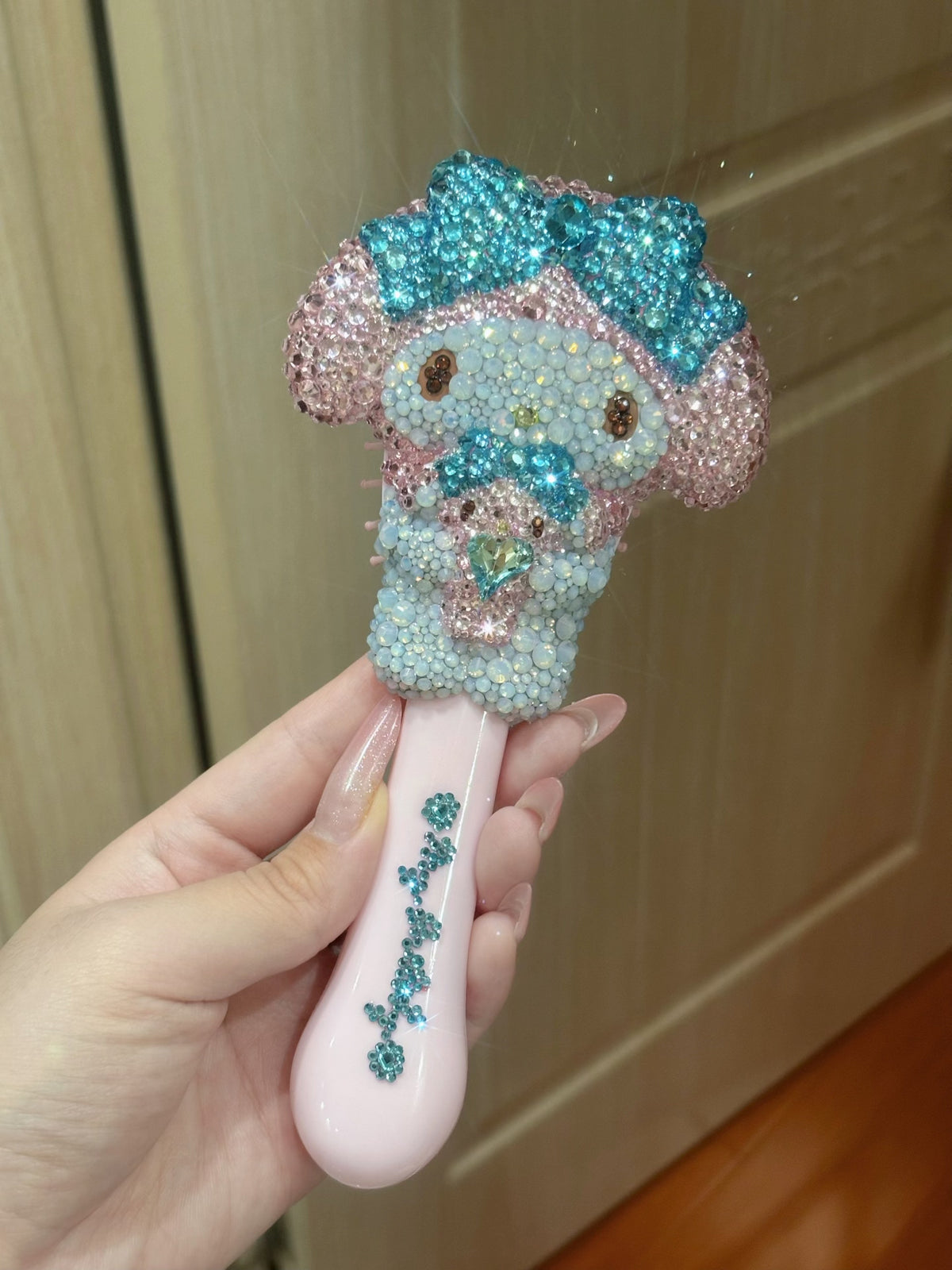 Rhinestone My Melody Air Cushion Hairbrush