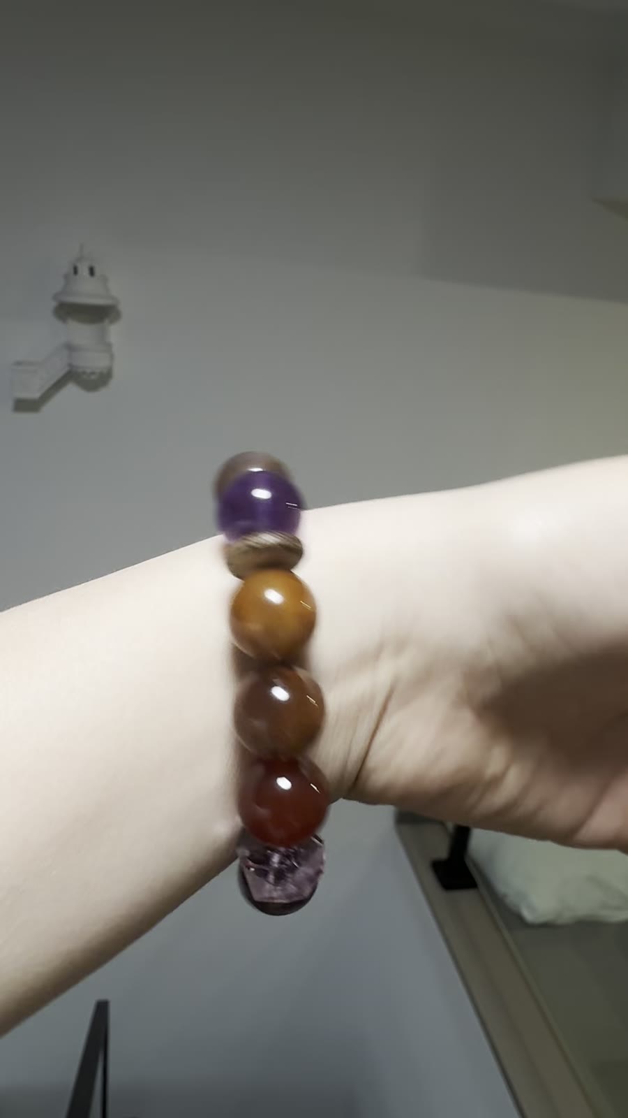 14mm Multi Gemstone Beaded Bracelet