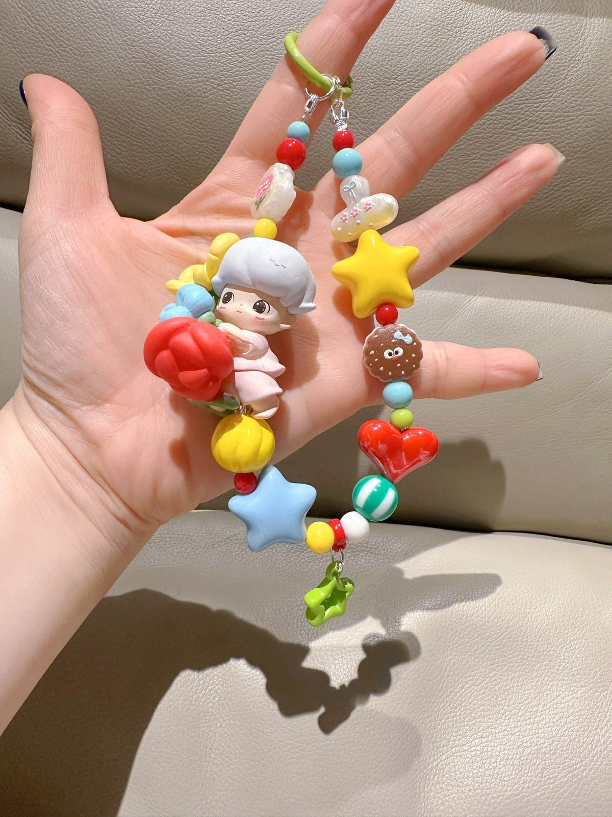 Dimoo Spring Embrace Phone Chain Keychain