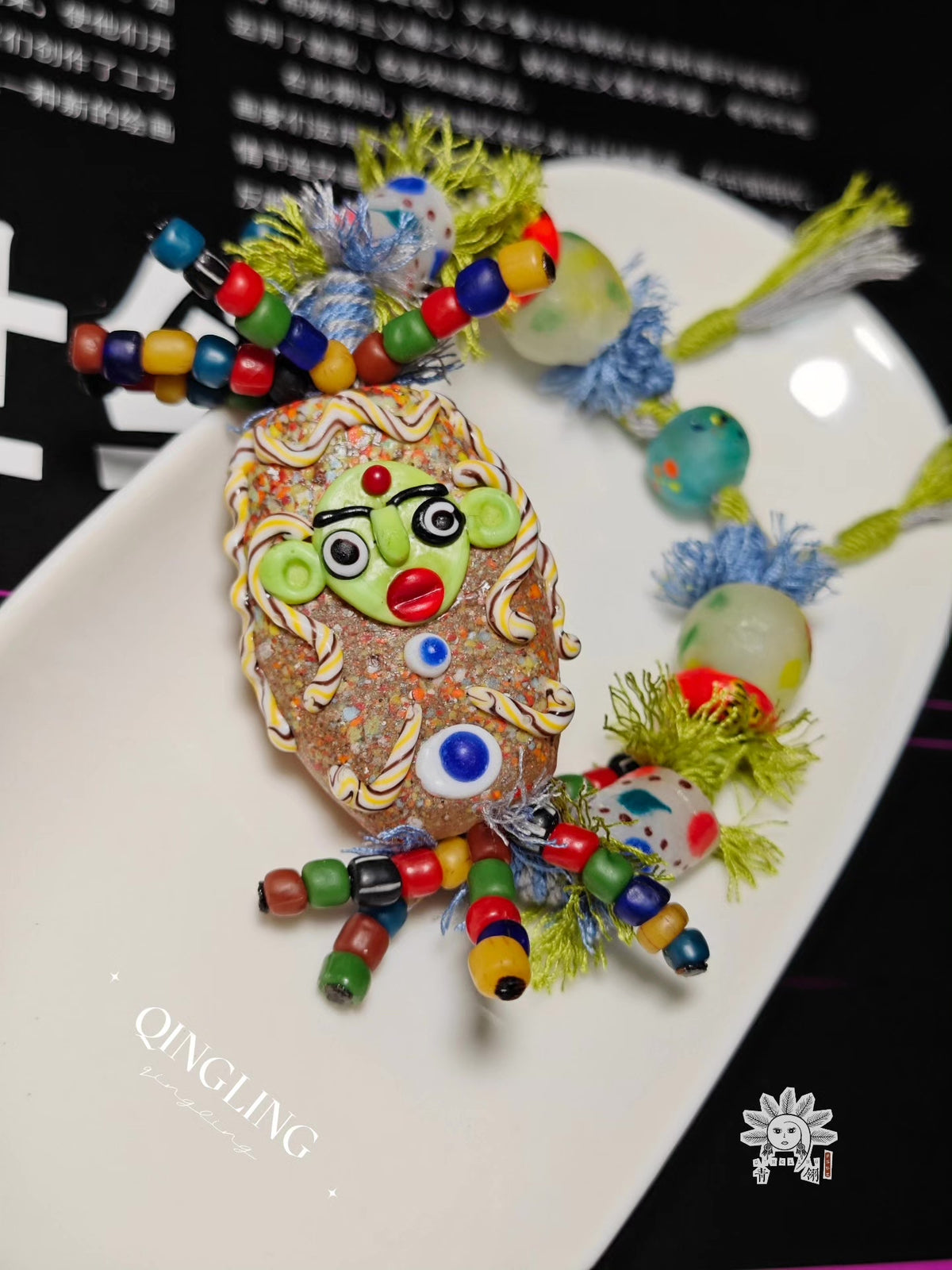 Candy Glass Doll Bead Bracelet