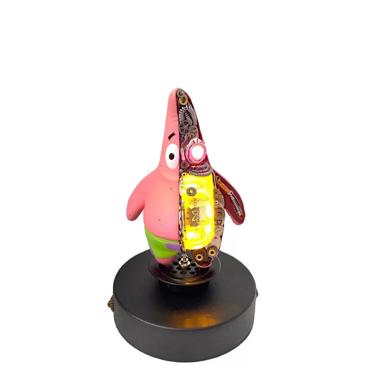 Steampunk Patrick Star Mechanical Figurine