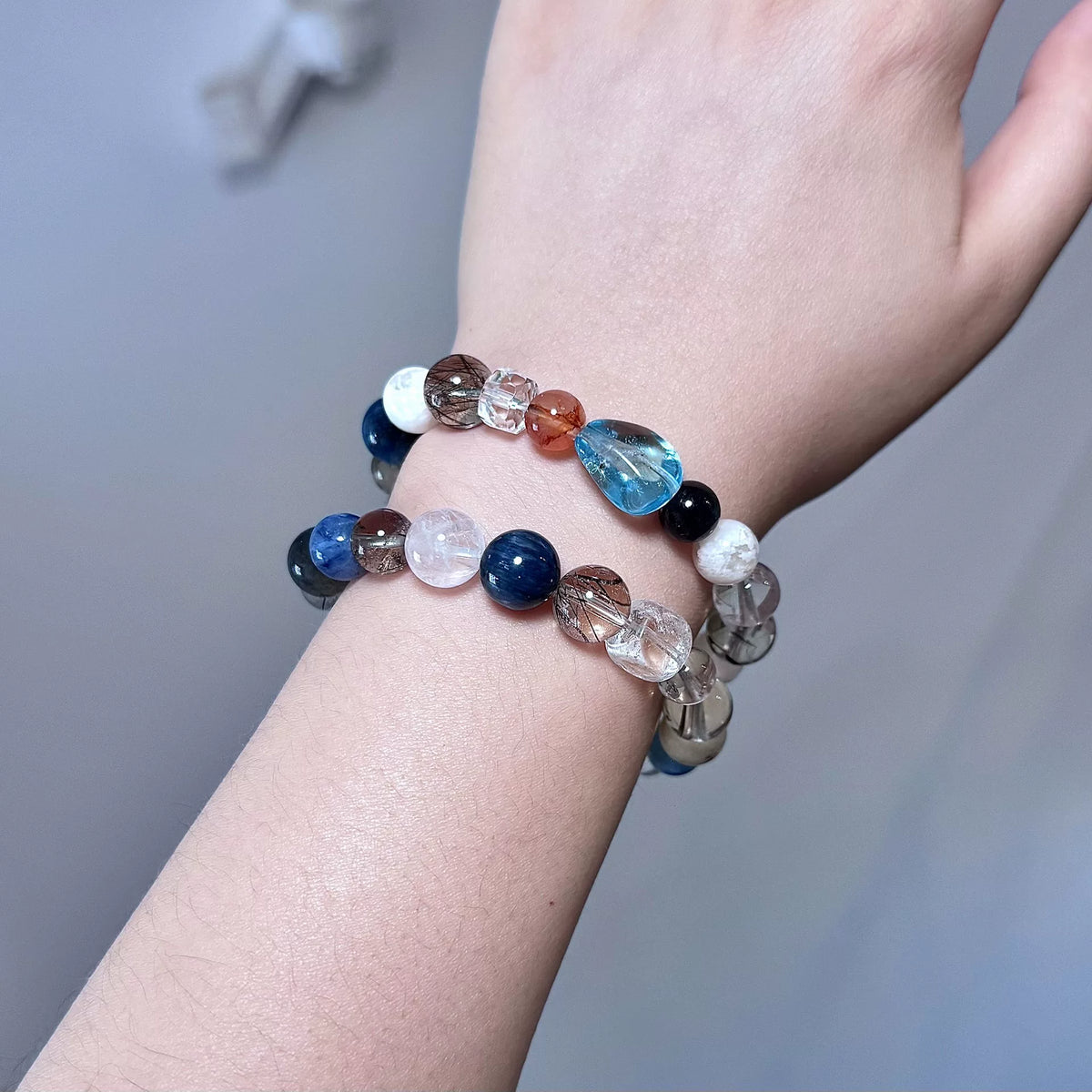 Multi Stone Crystal Bracelet Kyanite