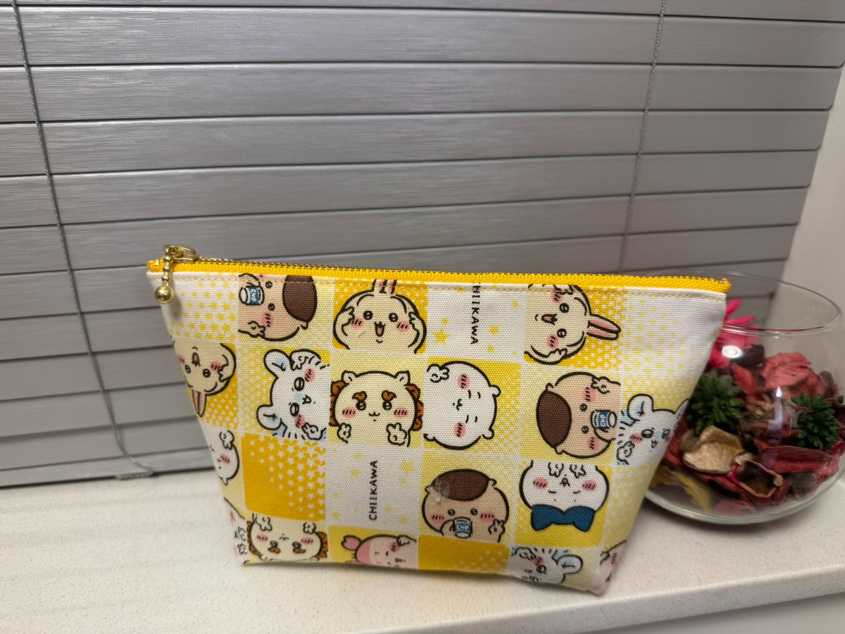 Chiikawa Print Cotton Cosmetic Pouch