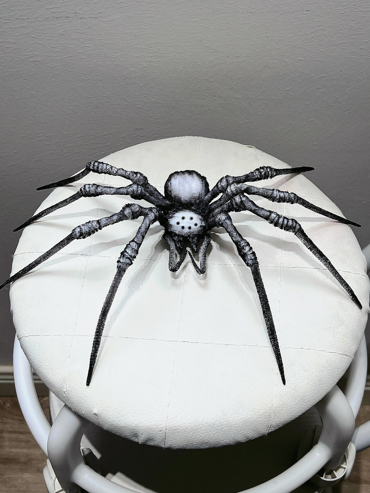 Poseable Chenille Spider Plush Dark Gothic
