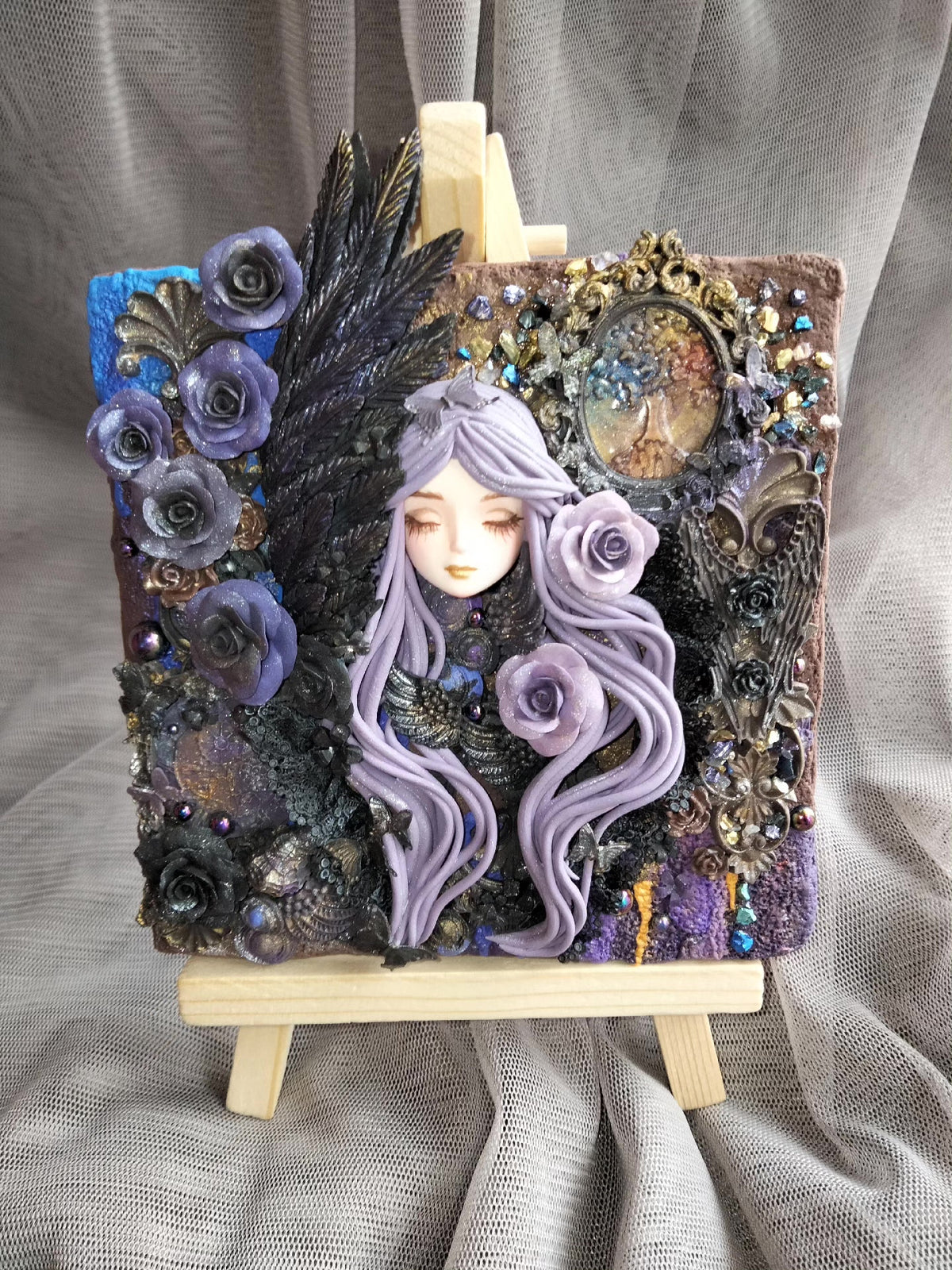 Ultra Light Clay Doll Head Artwork