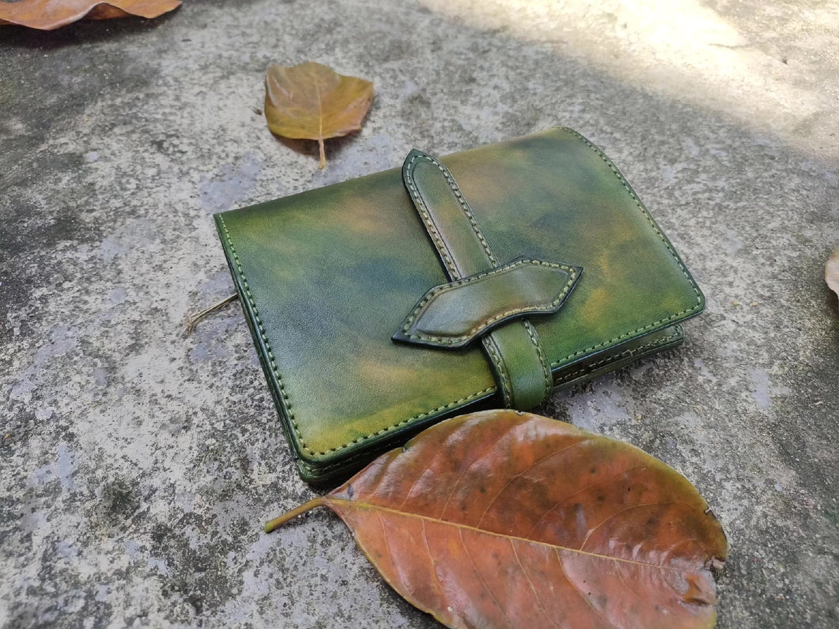 Vegetable Tanned Leather A6 Notebook Cover