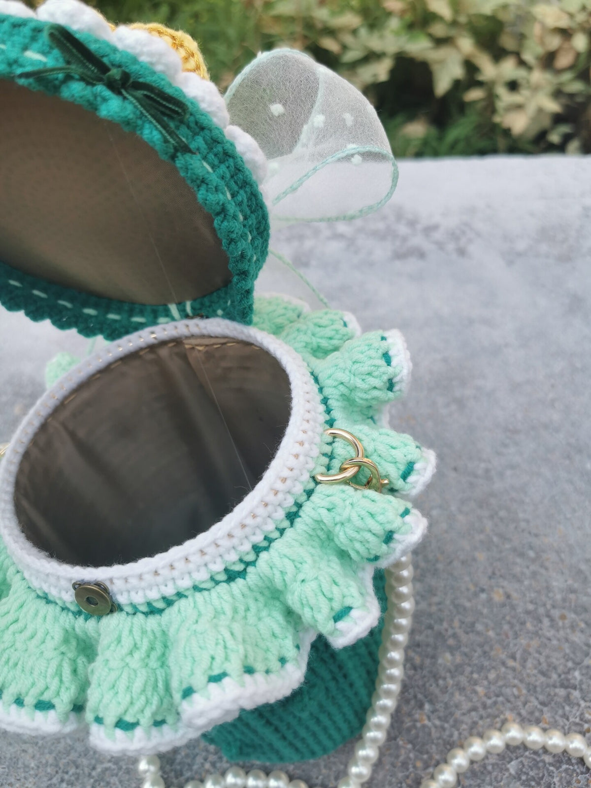 Crocheted Anna Princess Storage Bag