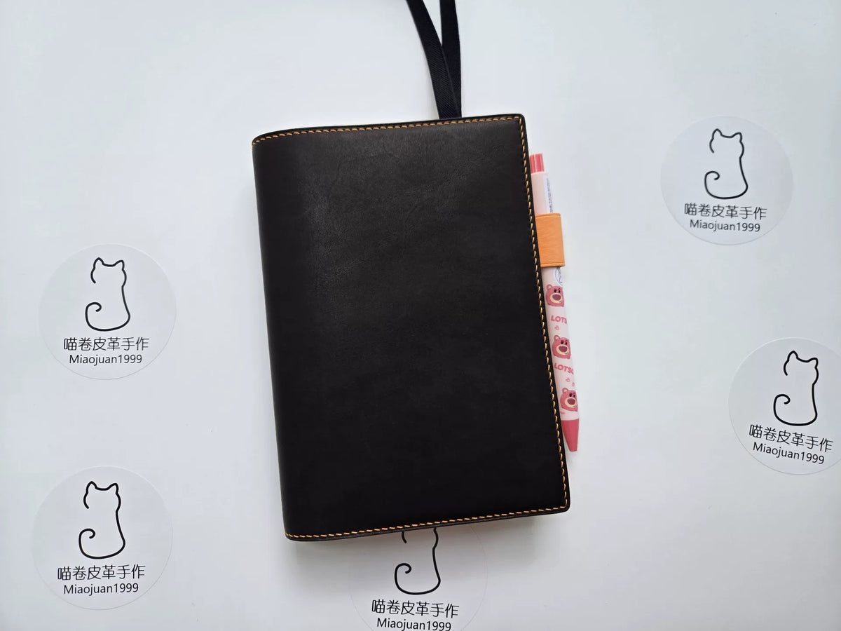 Franklin Size Bifold Leather Ring Planner