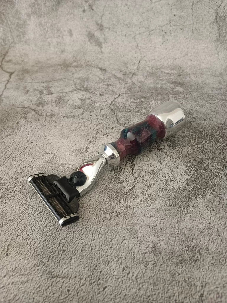 Five Blade Travel Razor with Resin Handle