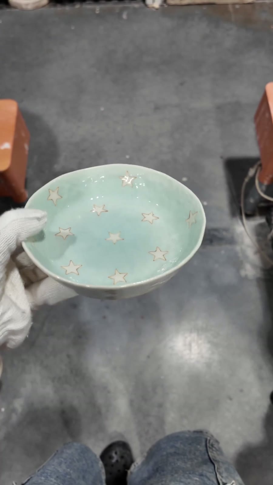 Handcrafted Star Ceramic Dish