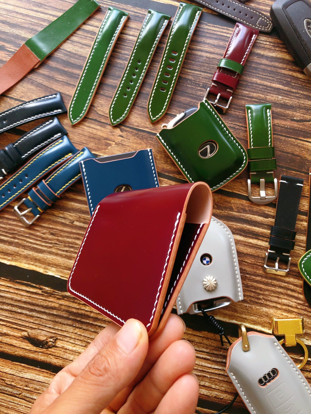 Japanese Shinki Shell Cordovan Card Holder