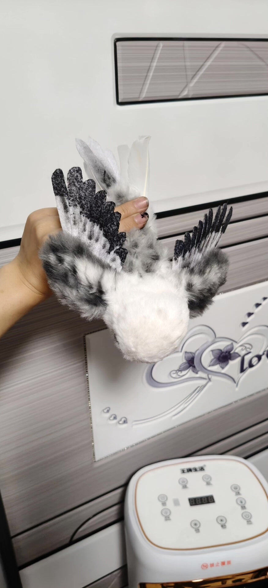 Creatura Fantastica Falco Pellenano in Chenille