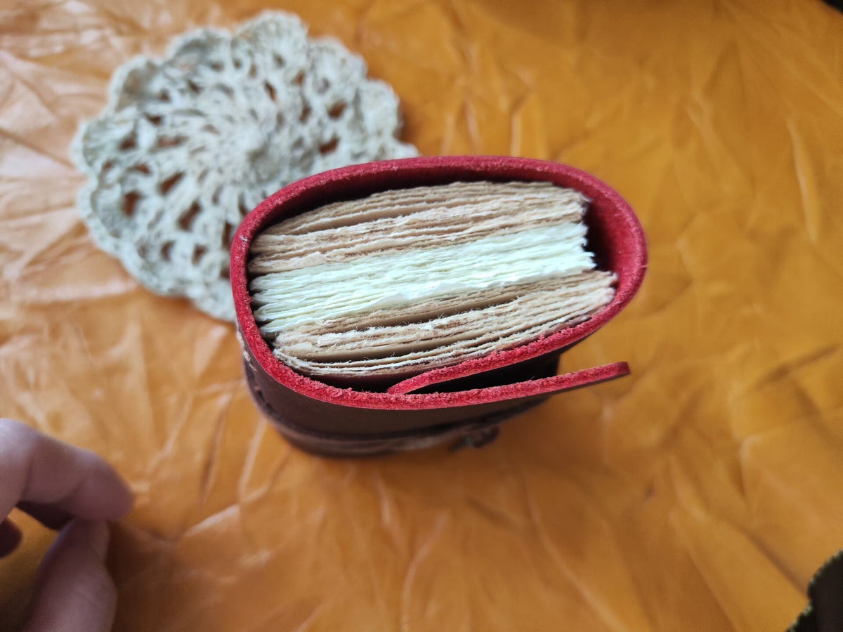 Deckled Edge Leather Journal 96 Sheets