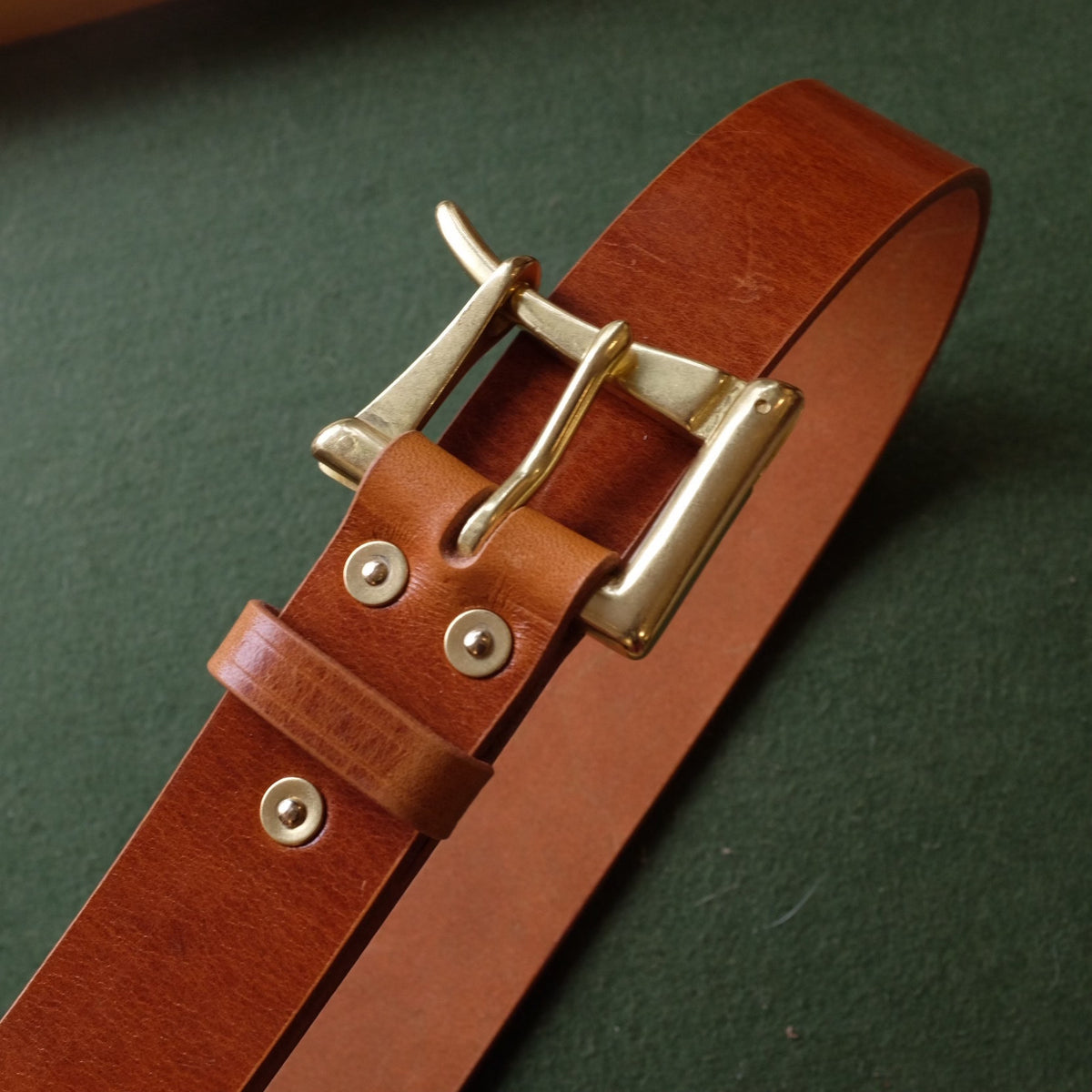 Vegetable Tanned Leather Belt