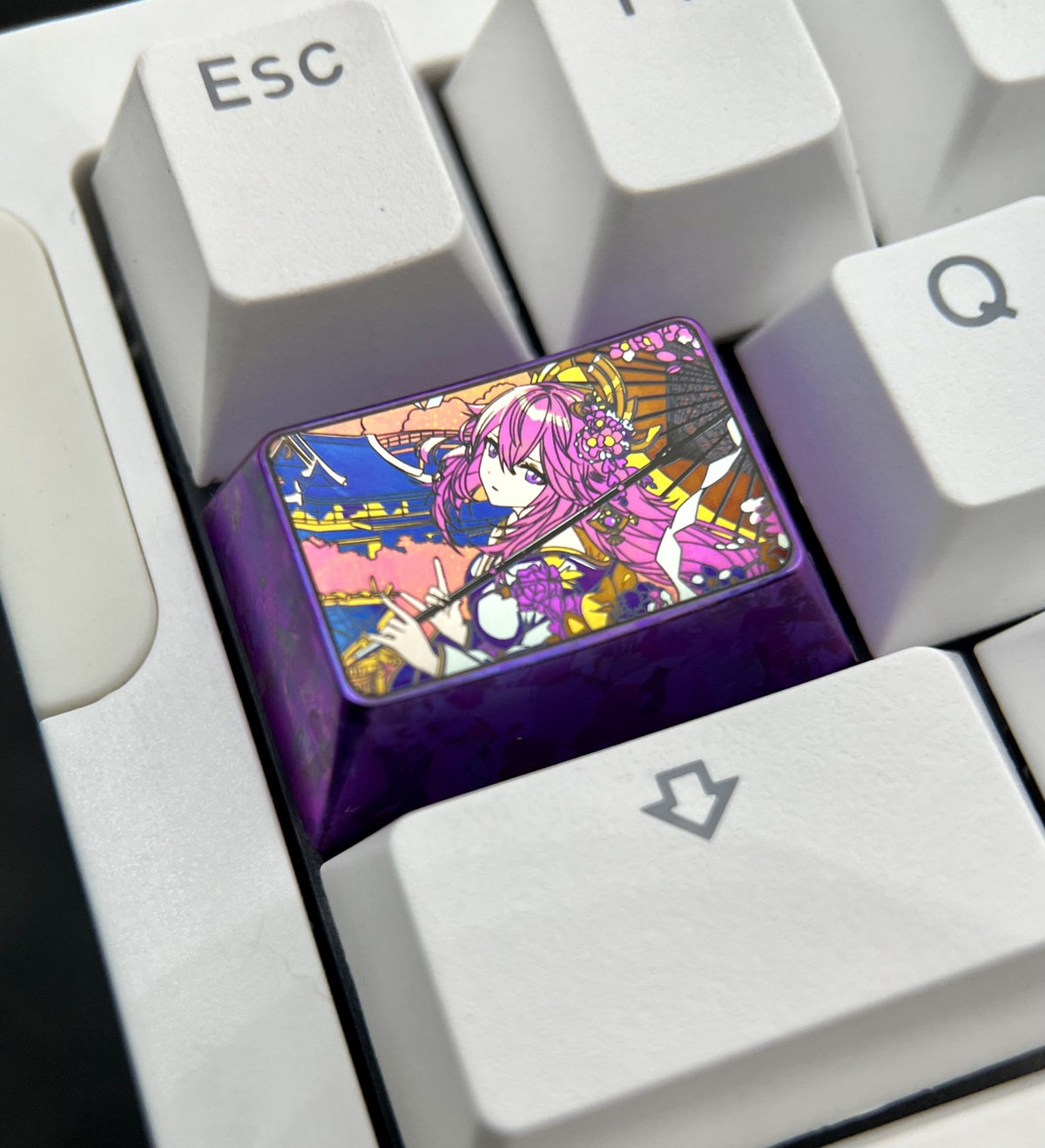 Raiden Shogun 1.5u Titanium Alloy Keycap