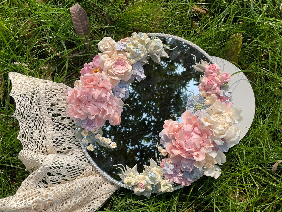Clay Flower Custom Mirror