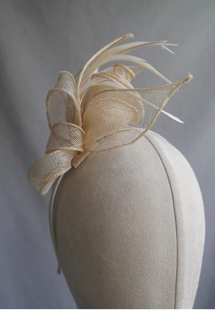 Mesh Flower Rose Headband