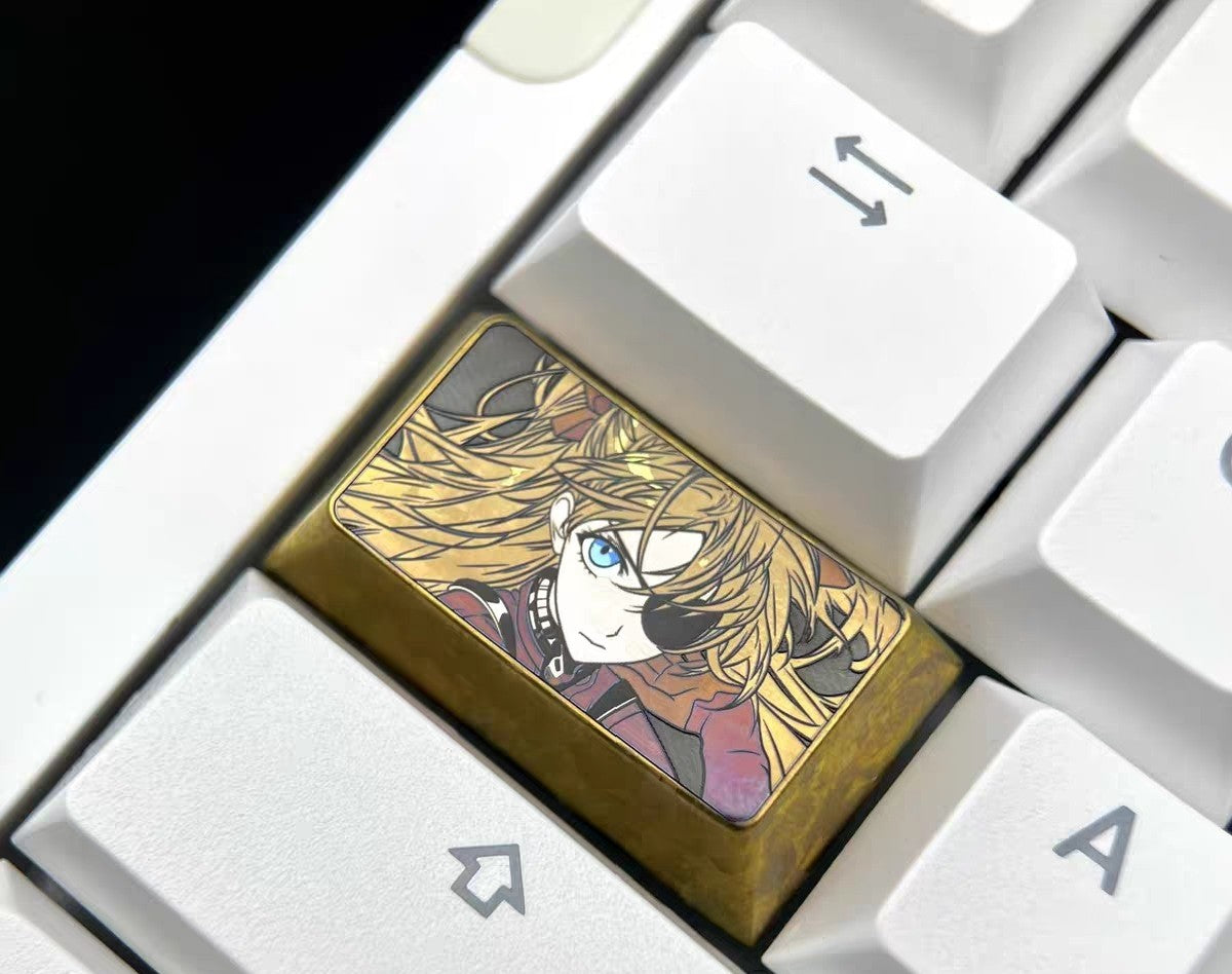Asuka Titanium Alloy Artisan Keycaps