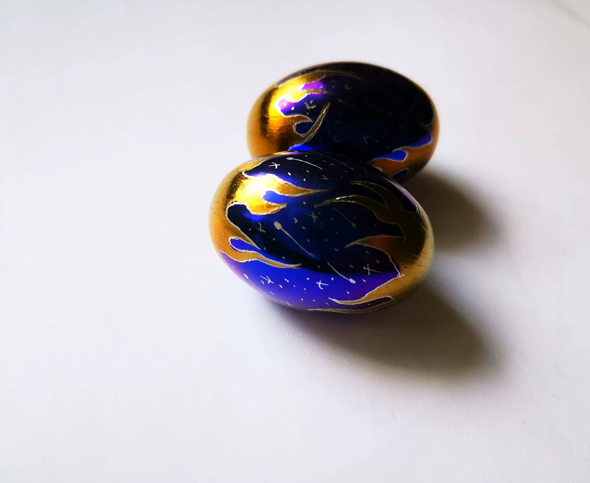 Titanium-legering duif-ei-vormige handballen