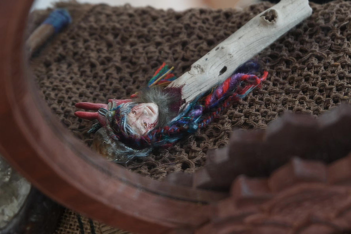 Handcrafted Driftwood Crystal Wand
