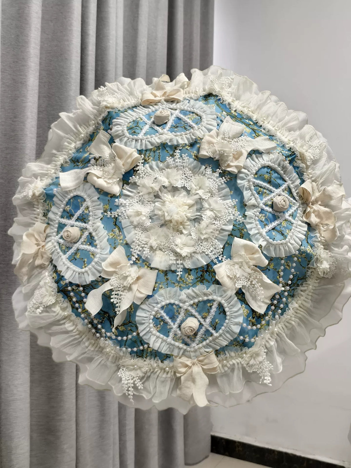 Handcrafted Lolita Style Ruffled Umbrella
