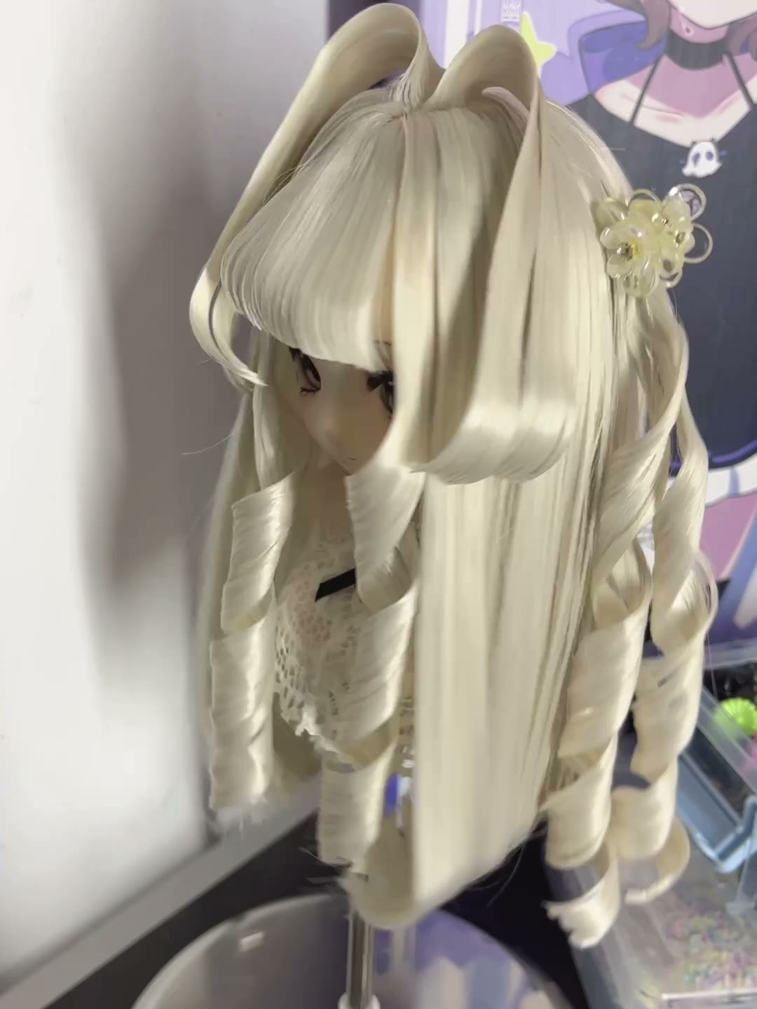Small Doll Full Coverage Blonde Wig