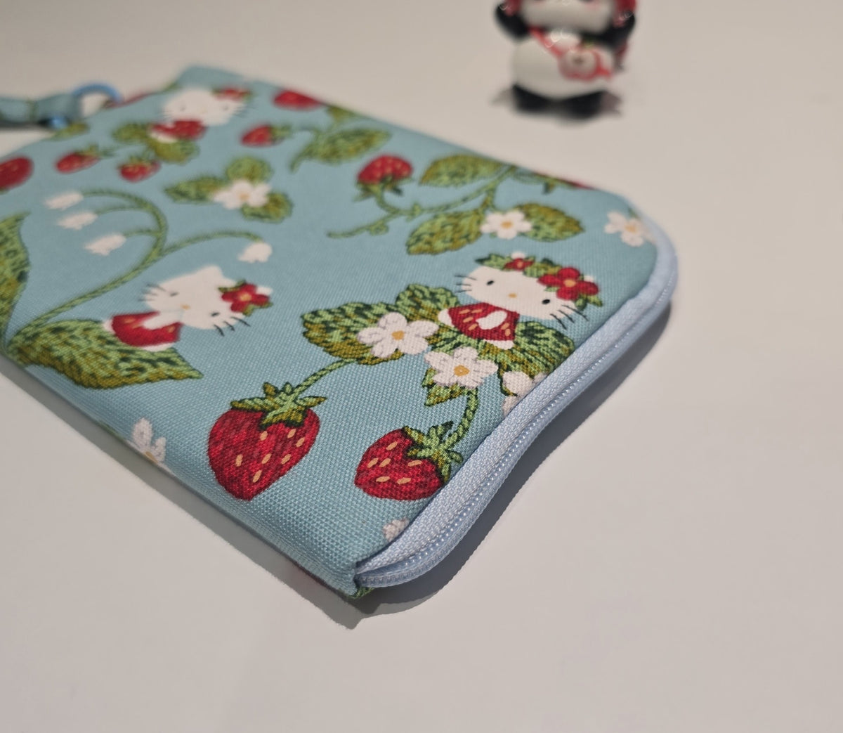 Hello Kitty Strawberry Print Fabric Pouch