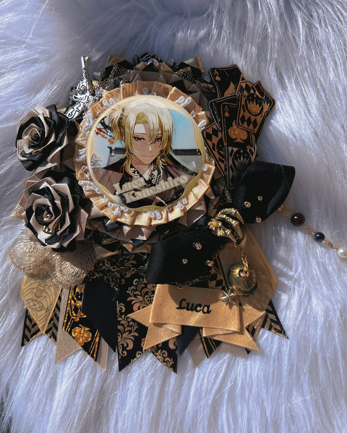 Luca Kaneshiro 56mm Badge Holder with Detachable Tail