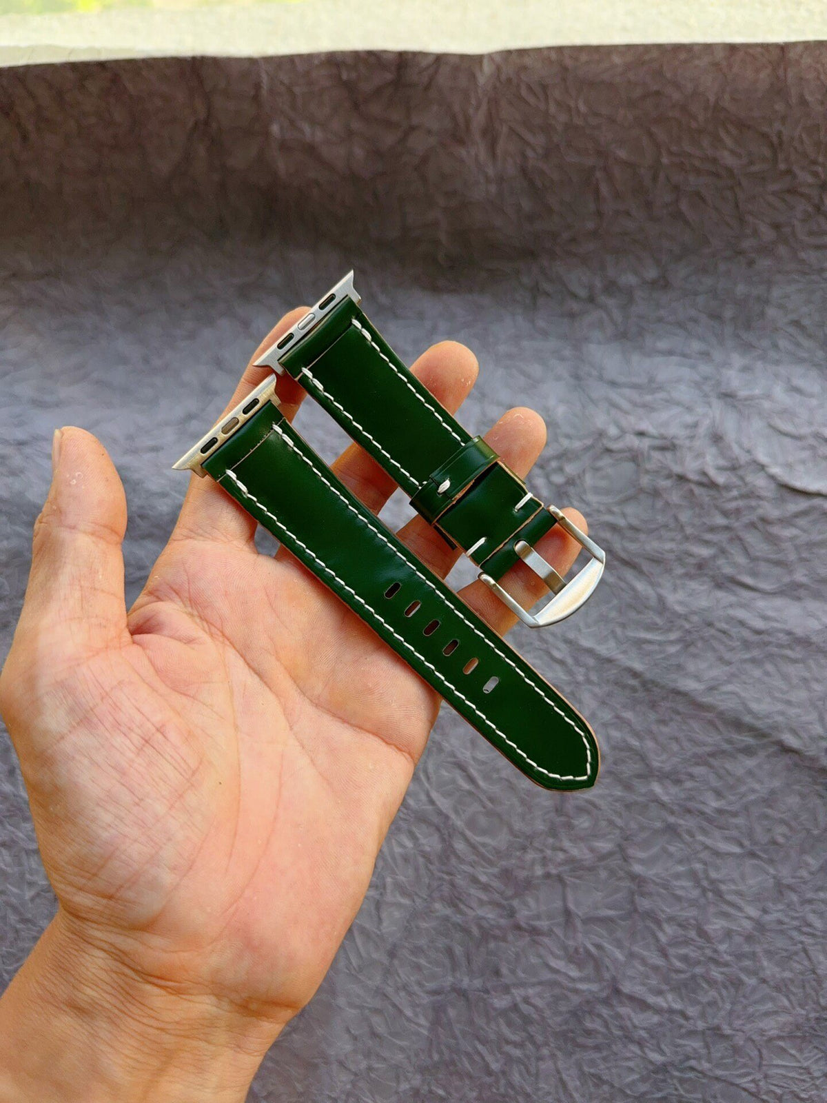 Apple Watch Shell Cordovan Leather Strap
