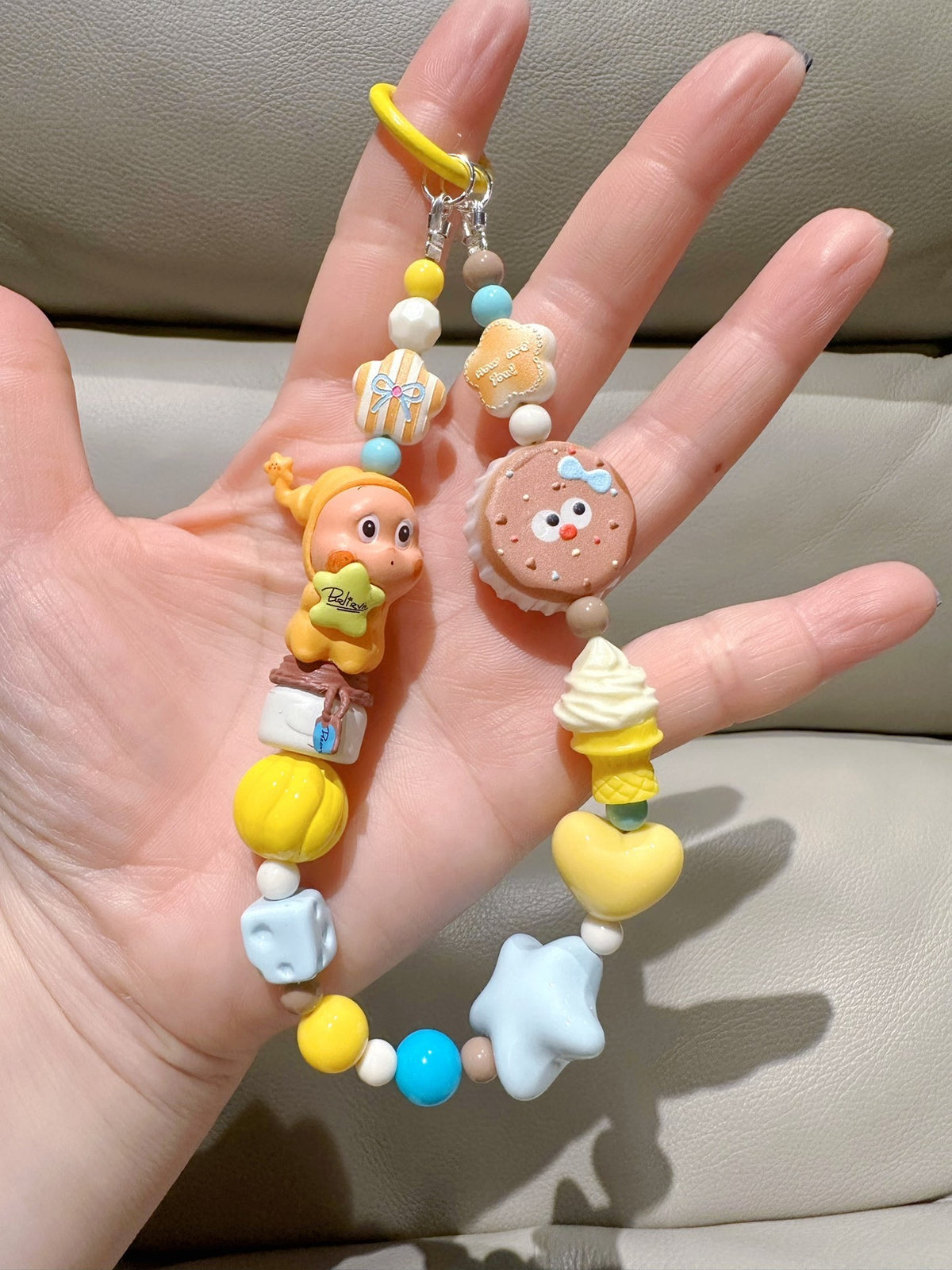 Wishing Bottle Star Phone Strap Bag Charm Keychain
