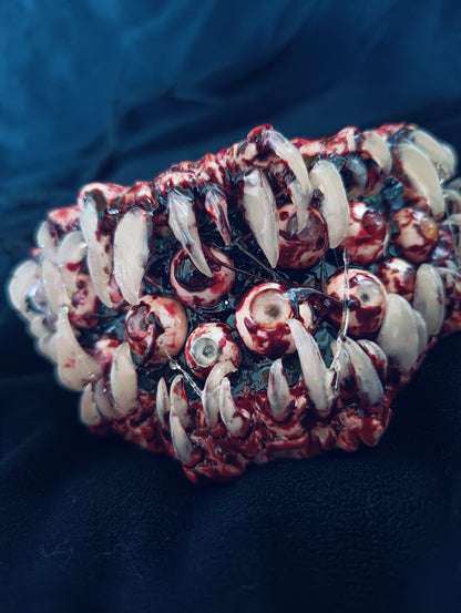 Resin Cthulhu Eye Mask with Teeth