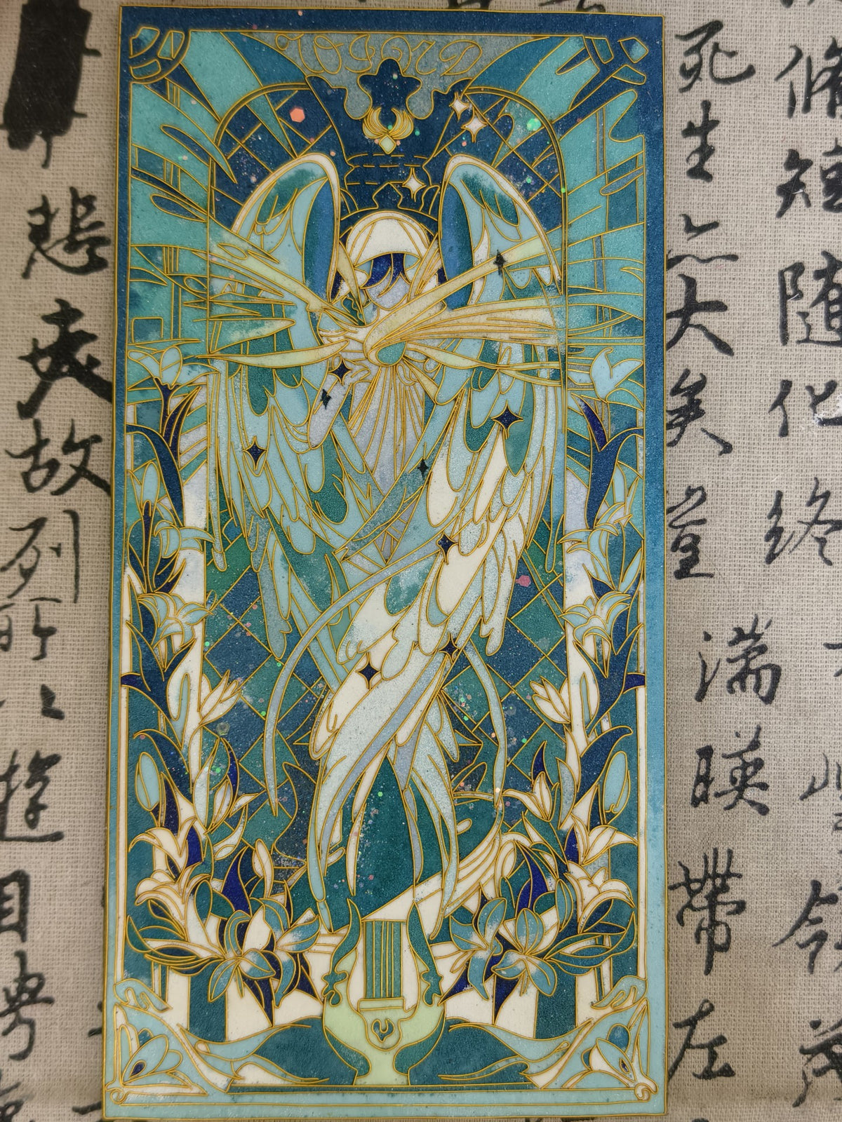 Cold Enamel Cloisonne Craft Painting Genshin Venti