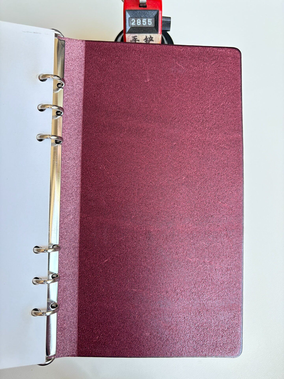 Handmade Buttero Leather A5S 15-Ring Planner