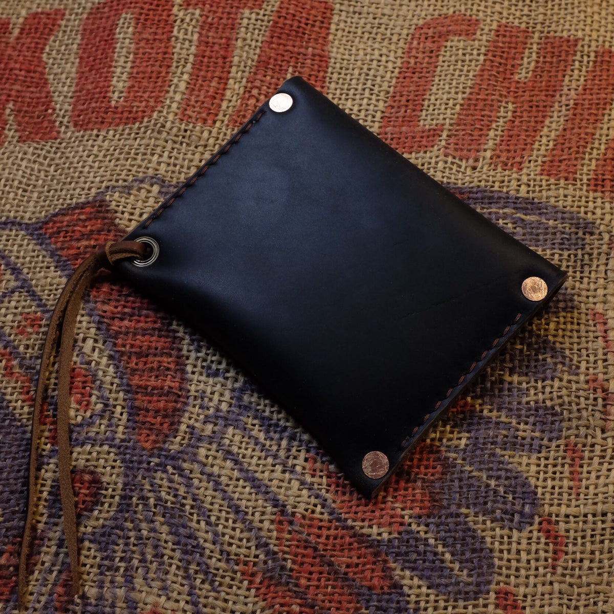Leather Wallet with Horween CXL Cowhide