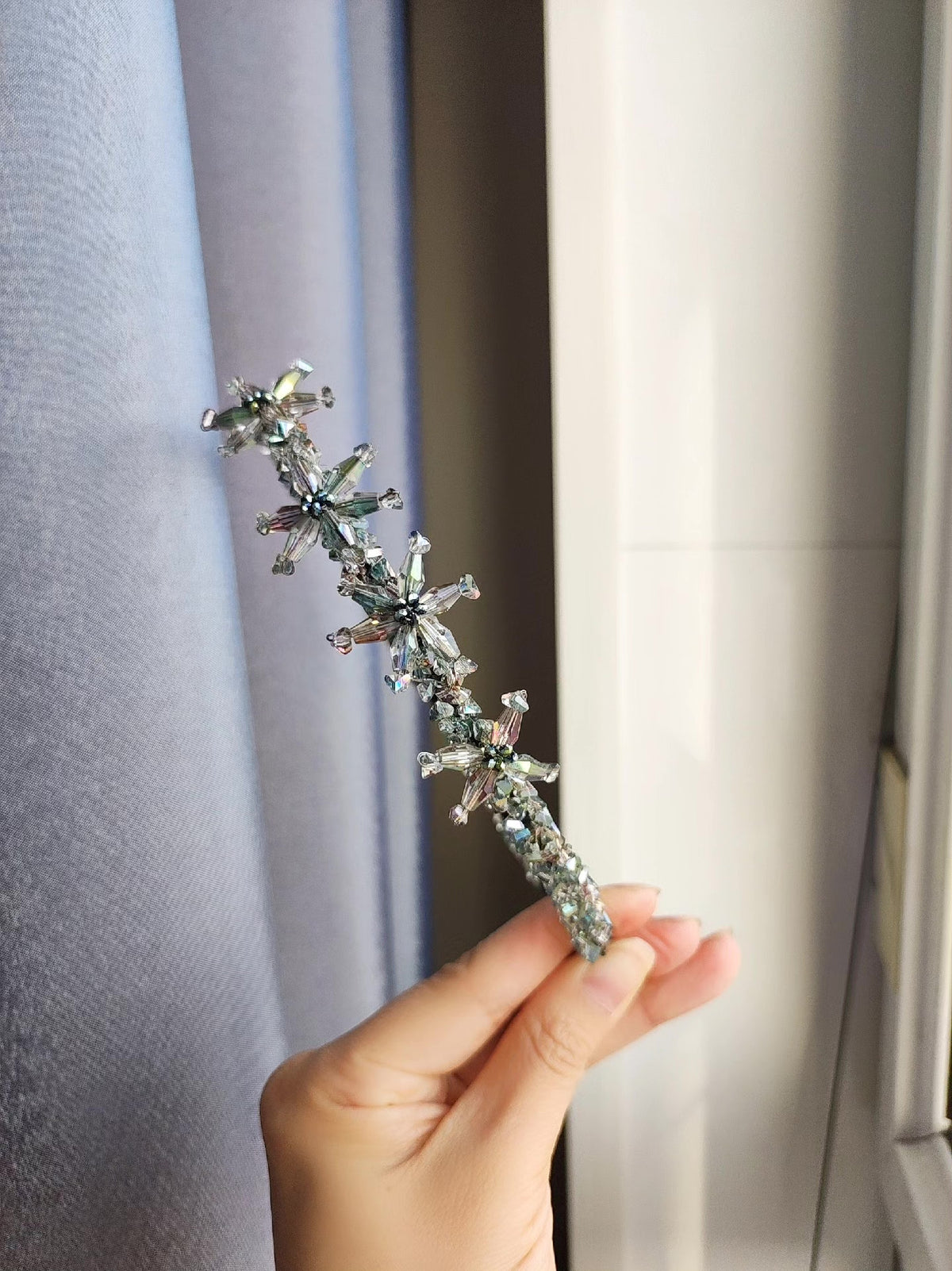 Crystal Floral Hollow Headband Hair Accessory