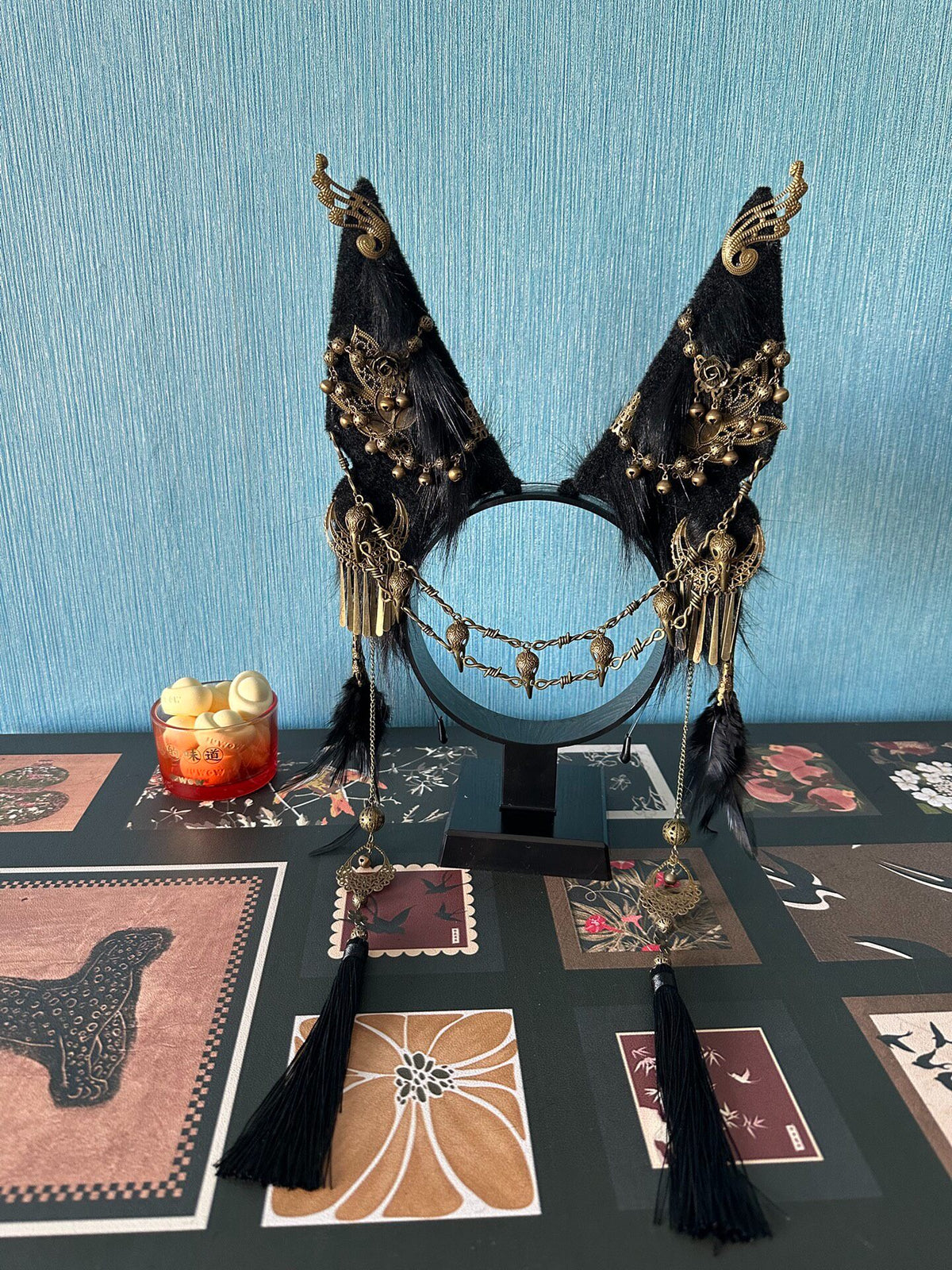 Gothic Fur Animal Ear Headpiece