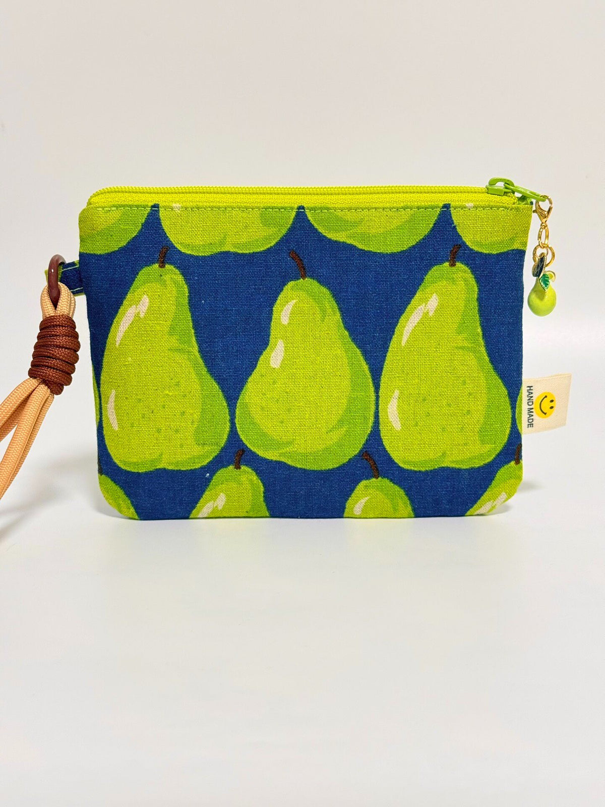 Pear Print Pouch with Card Slots