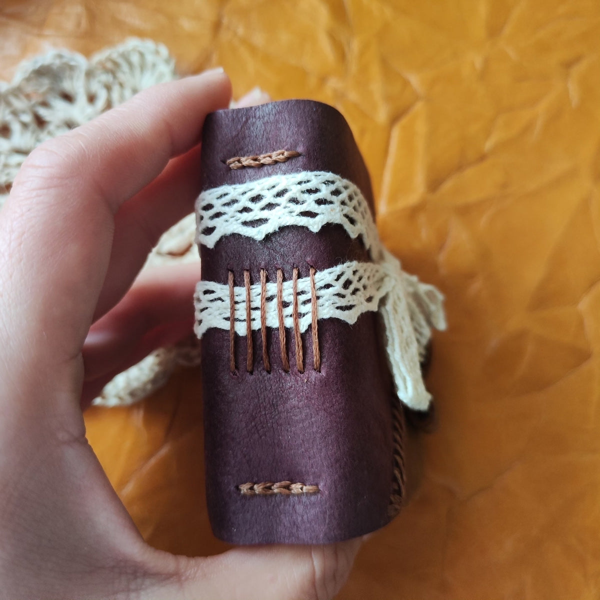 Handcrafted Leather Journal Two-Tone Cowhide