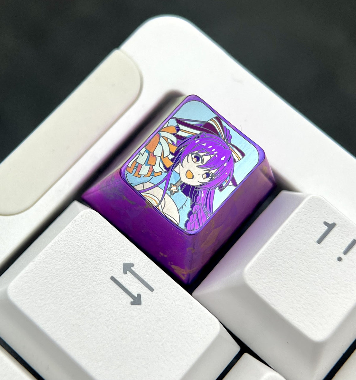 Titanium Alloy 1u Keycap Tohka Yatogami