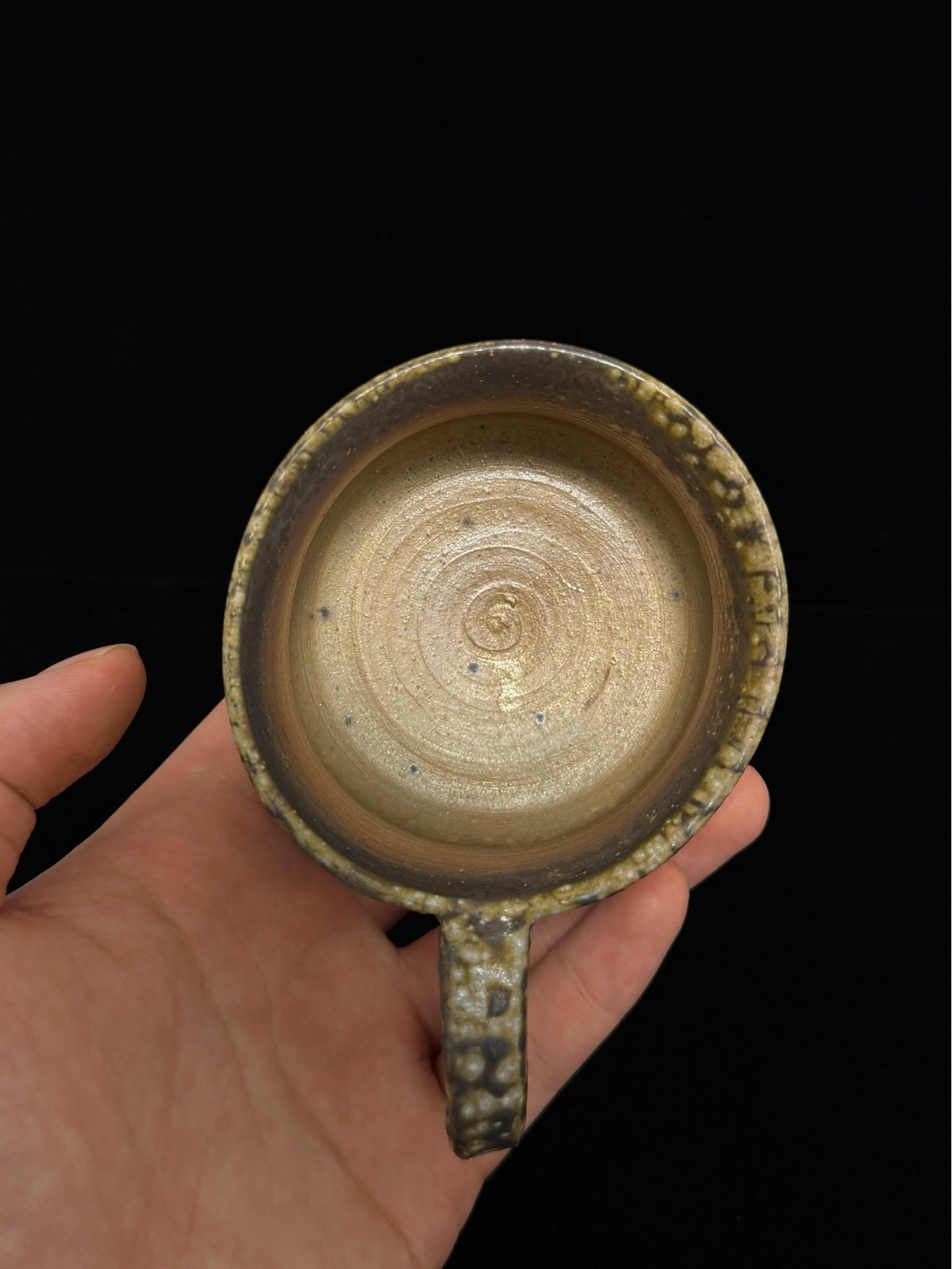 Wood-Fired Coffee Cup 160ml Ash Glaze