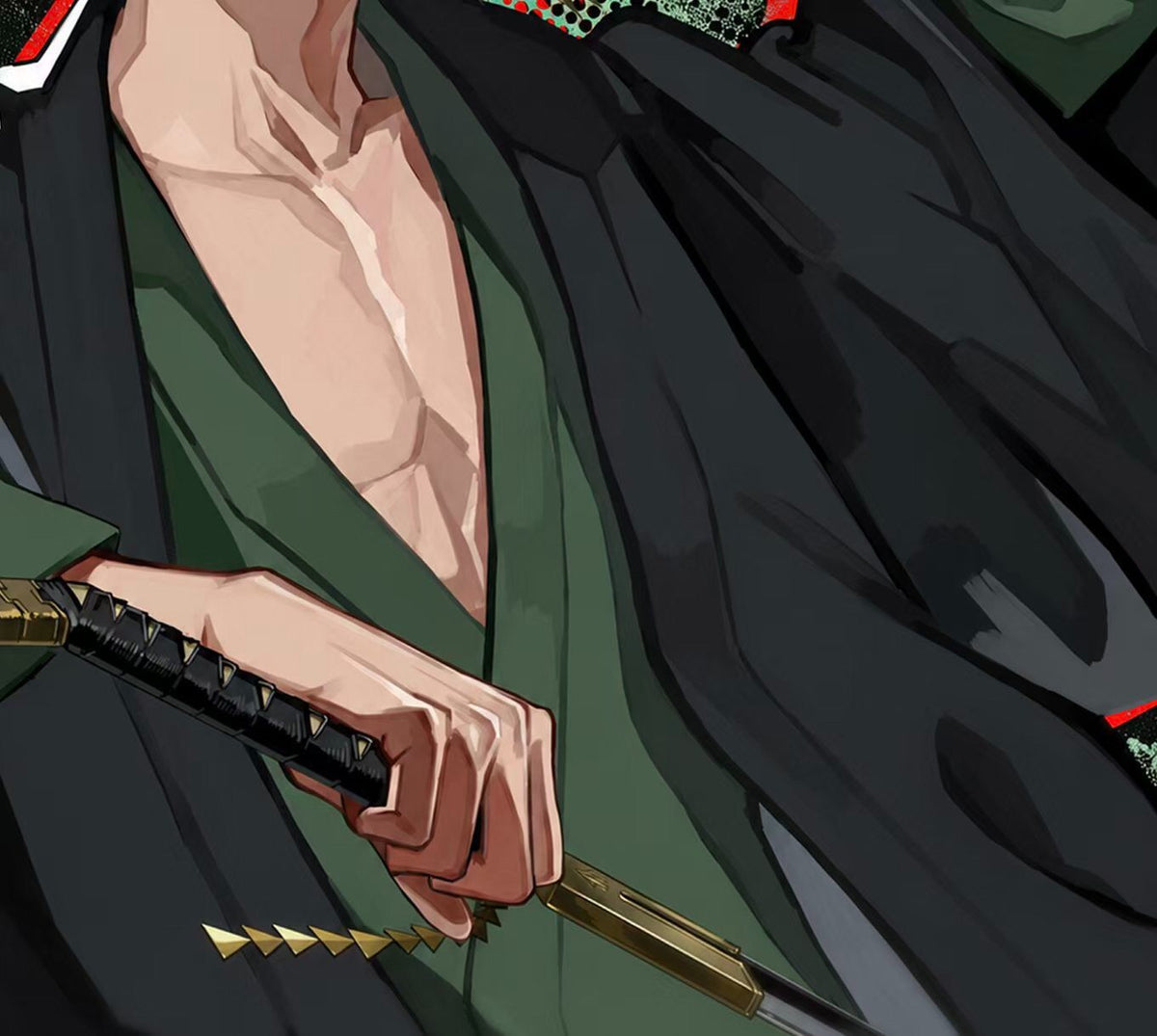 Bleach Urahara Kisuke Framed Art Print 40x50cm
