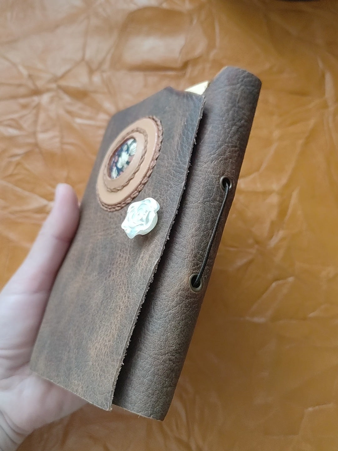 Vintage Cowhide Leather Journal Notebook
