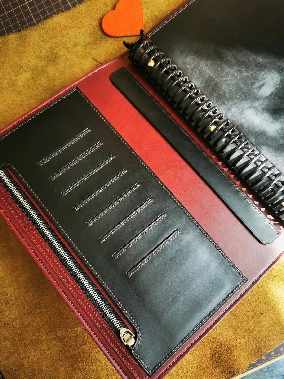 B5 6穴リングレザープランナーノート
